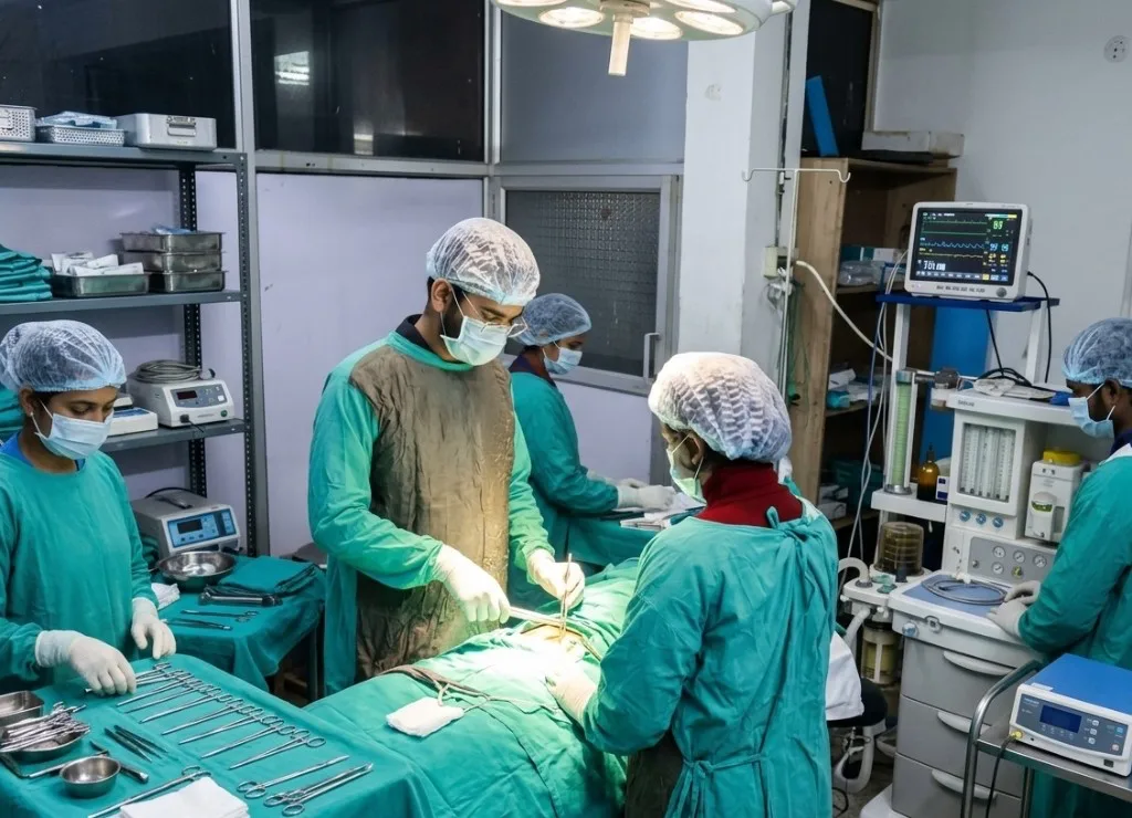 Operation theatre at ZenHeal Cancer Hospital Prayagraj