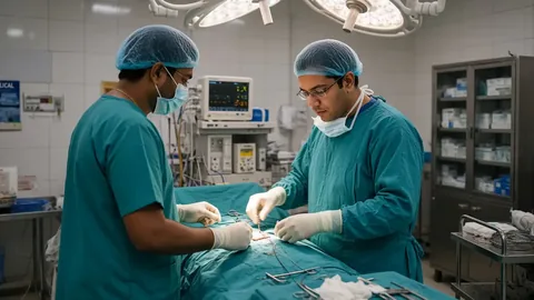 Dr Pritesh Rajeev Singh operating at ZenHeal Cancer Hospital Varanasi