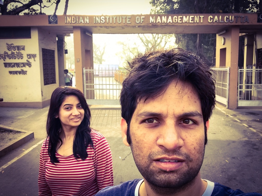 Beginning of a new life and meeting Nitesh in IIM-C